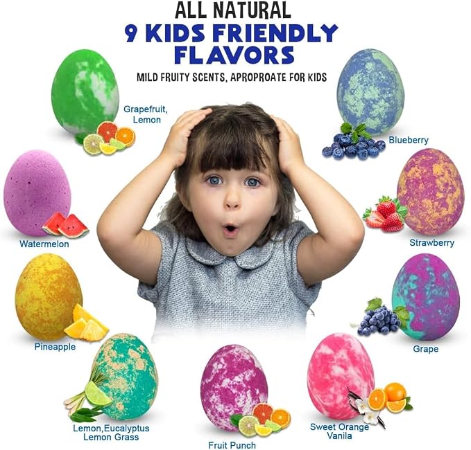 Bath Bombs for Kids with Surprise Toys Inside Plus Dinosaur Puzzle - Image 5