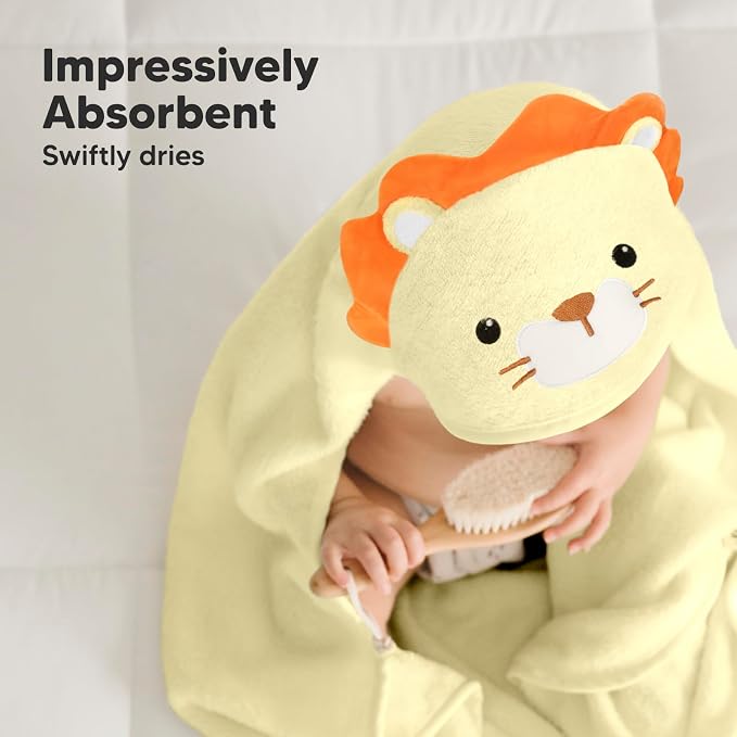 KeaBabies Hooded Baby Towel for Newborn - Image 5