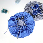 Adjustable Silk Satin Bonnet Hair Care Caps - Image 6