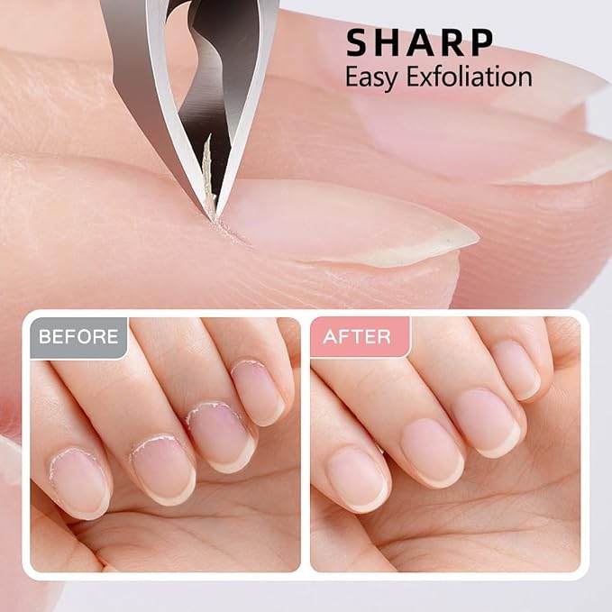 Cuticle Trimmer 3/4 Jaw Extremely Sharp Cuticle Nippers Scissors Stainless - Image 6