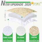 3 Packs Exfoliating Loofah Sponge Pads, Large 5”x 7”-100% Natural Luffa and - Image 5