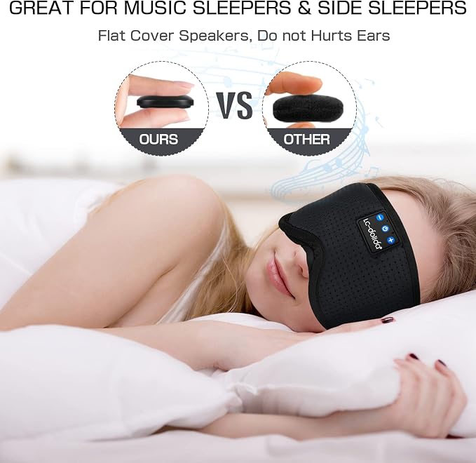Sleep Headphones Sleep Mask - Image 3