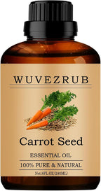 Carrot Seed Essential Oils, 240ML 100% Pure and Natural Essential Oil by WUVEZRUB