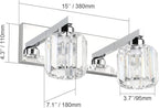 Aipsun Bathroom Vanity Lighting Fixtures Crystal Vanity Lights - Image 5
