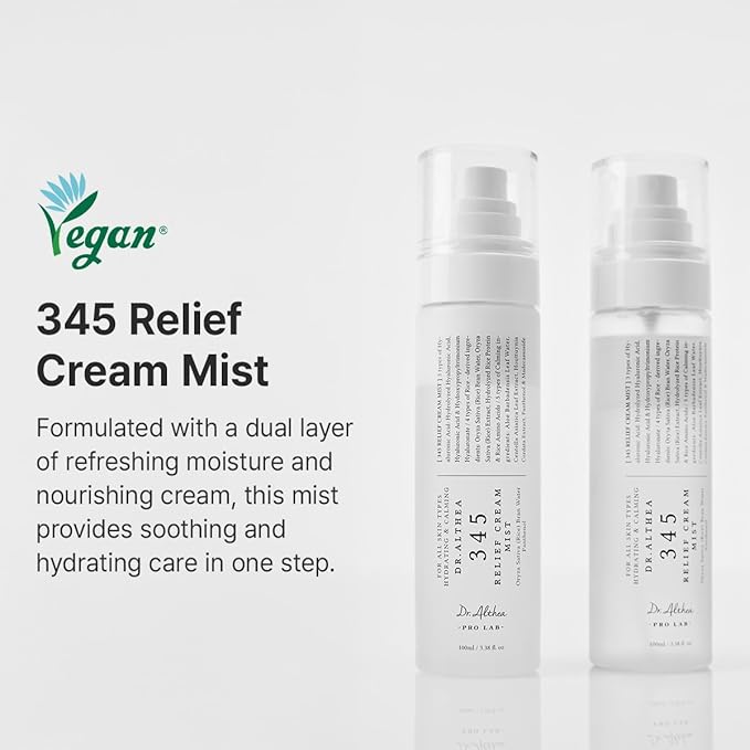 Dr.Althea 345 Relief Cream Mist | Hydrating Facial Mist - Image 2