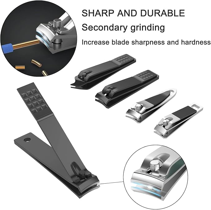 Professional Manicure Pedicure Set, Nail Clipper Kit, Nail Clippers Set - Image 3