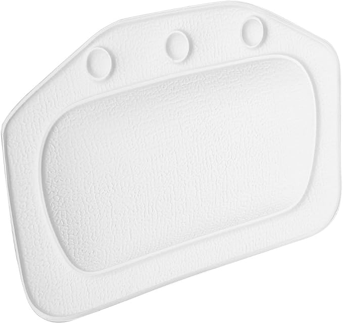 Bath Pillow, Bathtub Head Neck Support, Soft Foam Padded Spa Tub Headrest Back - Image 3