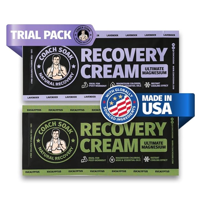 Coach Soak Magnesium Lotion Trial Absorbing Magnesium Chloride & MSM Cream - Image 8