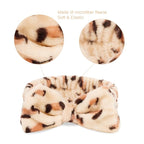 CIEHER Leopard Print Spa Headbands - Image 2