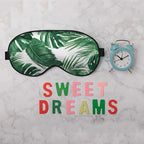 Tropical Palm Leaves Sleep Mask Eye Mask Green Jungle Leaves Floral Sleep Mask - Image 6