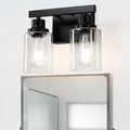 Bathroom Vanity Light, 2-Light Modern Matte Wall Sconce Lighting by DIKAIDALights