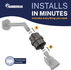 HammerHead Showers® Solid Metal Shower Head Filter – KDF 55 Shower Filter - Image 7