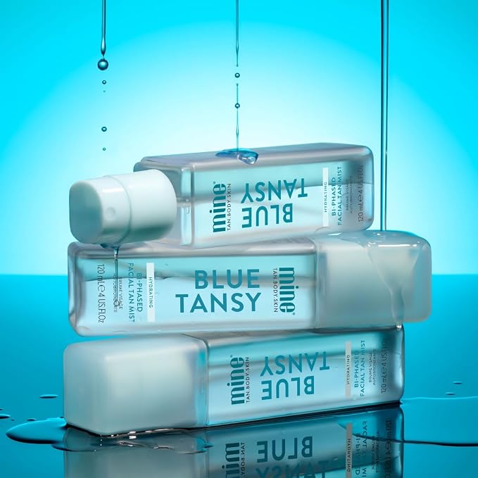Minetan Clear Face Tan Mist | Blue Tansy Oil Infused Facial Self Tanning Spray - Image 8