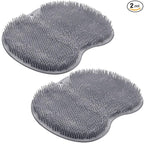 2PACK Shower Foot Scrubber Mat Back Washer Back Exfoliating Bath Wash Pad Wall by SZZYXD