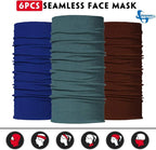 Venswell Neck Gaiter Face Mask Men Women, Seamless Bandana Rave Face Cover - Image 4