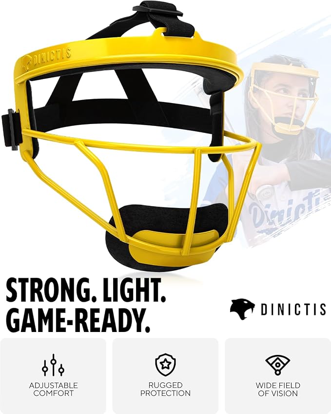 Dinictis Softball Face Mask, Lightweight, Comfortable, - Image 4