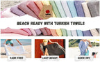 Bazaar Anatolia Turkish Beach Towel – 100% Cotton, Quick Dry, Sand Free Towel - Image 7