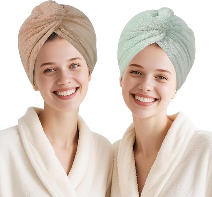 Microfiber Hair Drying Towel Wrap by Unknown