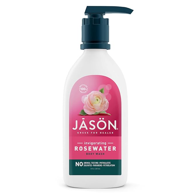 JASON Rosewater Invigorating Body Wash Women/Men, by JASON