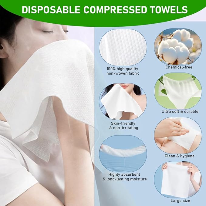 Towel Refills for Hot Face Towel Heater Machine, 3 Buckets - Image 2