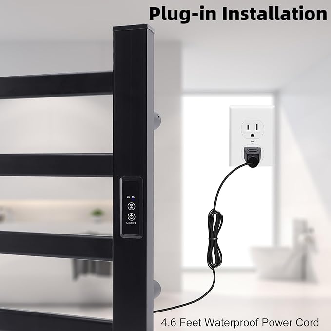 Towel Warmer Heated Towel Bar-Rack - Image 5