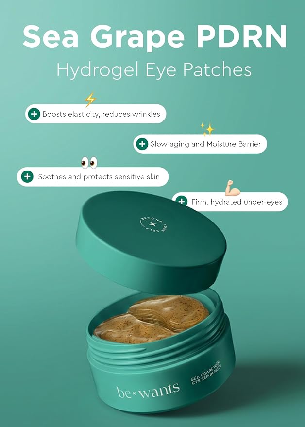 bewants Sea Grape Vegan PDRN Eye Patches - Image 4