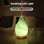 Essential Oil Diffuser, Art Glass Ultrasonic Aromatherapy Diffuser - Image 2
