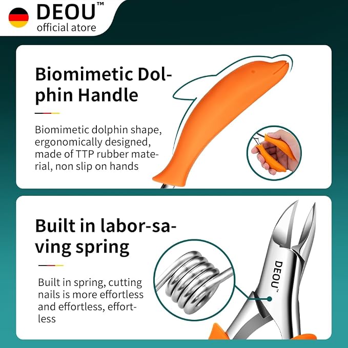 DEOU Podiatrist Toenail Clippers Ingrown Toenail Tools - Image 4