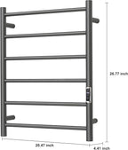 Heated Towel Racks for Bathroom, Wall Mounted Electric Towel Warmer Racks - Image 4