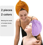 Microfiber Hair Drying Towel Wrap - Image 6