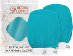 Natural Elephant Exfoliating Hammam Glove | Authentic Moroccan Kessa Body Scrub by NaturalElephant