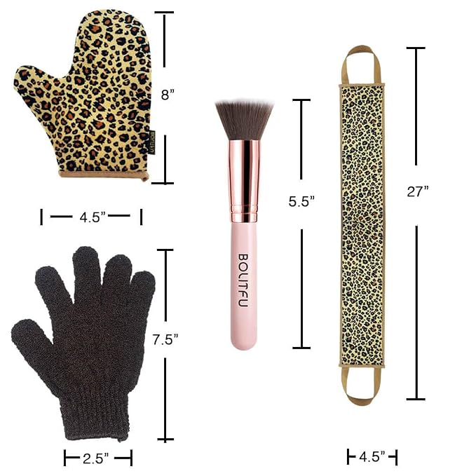 4 Pack Self Tanning Mitt Applicator Kit, - Image 5