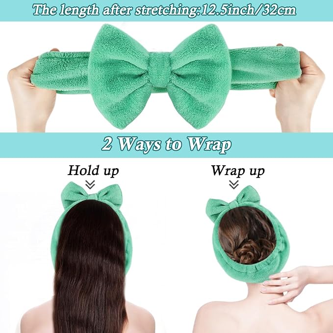 Shintop Face Wash Headband, Soft Makeup Headband - Image 3