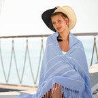 HAVLULAND Turkish Beach Towels, Oversized 40"x72" Turkish Bath Towel, Highly - Image 8
