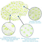 18Pcs Plastic Shower Caps for Women Waterproof Bath Caps Bathing Hair Cap - Image 3