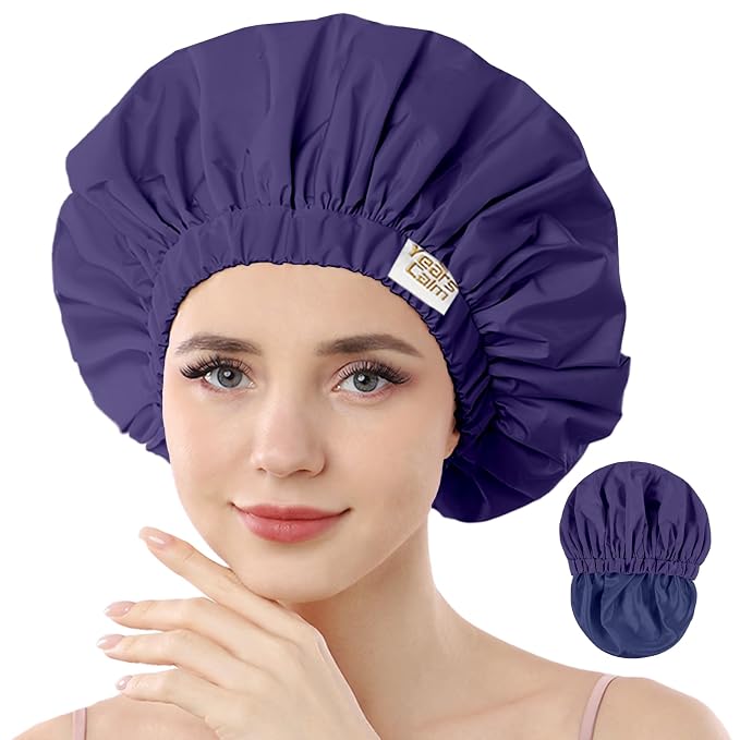 Years calm Reusable Waterproof Shower Caps by Yearscalm