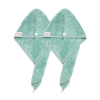 M-bestl 2 Pack Microfiber Hair Towel Wrap, Hair Drying Towel - Image 2