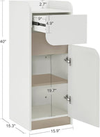 BarberPub Salon Spa Storage Cabinet, Barber Hair Stylist Station - Image 3