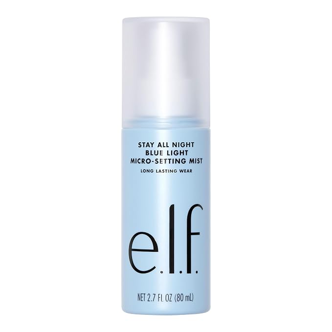 e.l.f. Stay All Night Blue Light Micro-Setting Mist, Setting Spray & Skin - Image 2