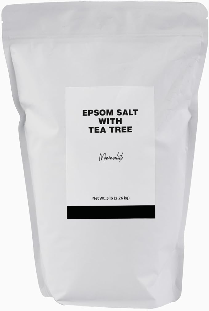 Minimalist Epsom Salt with Tea Tree Oil, Packaged by Minimalist