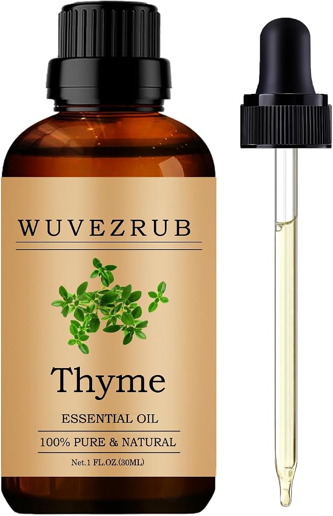 Thyme Essential Oils, 30ML Pure and Natural Essential Oil by WUVEZRUB