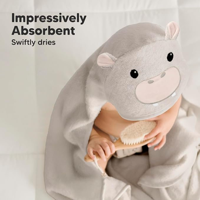 KeaBabies Hooded Baby Towel for Newborn - Image 5