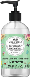 Maccibelle Unscented Natural Sensual Massage Oil Therapeutic Massage by Maccibelle