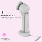 skn by conair Daily Glow Facial Cleansing Brush, All-in-One Facial Brush - Image 5