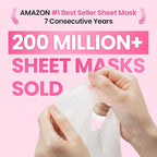 GLAM UP Korean Facial Sheet Mask 12 Combo Pack | Hydrating & Moisturizing Face - Image 2
