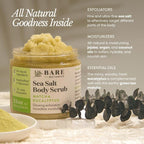 Bare Botanics Matcha Eucalyptus Body Scrub 24 oz - Image 2