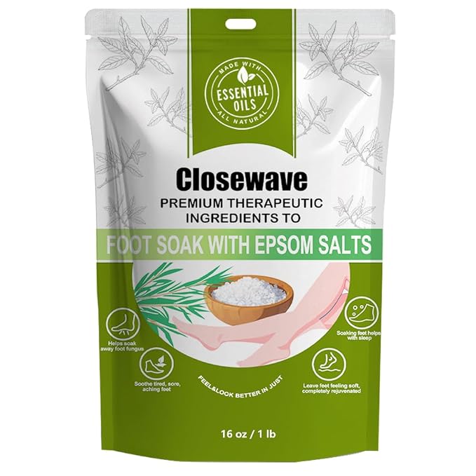 Epsom Salt Tea Tree Oil Foot Soak by CLOSEWAVE