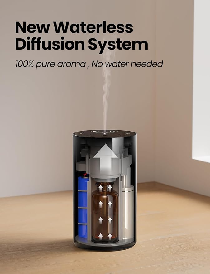 Waterless Essential Oil Diffuser, Portable Aromatherapy Diffuser - Image 4