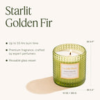 LA JOLIE MUSE Starlit Golden Fir Candle - Image 6