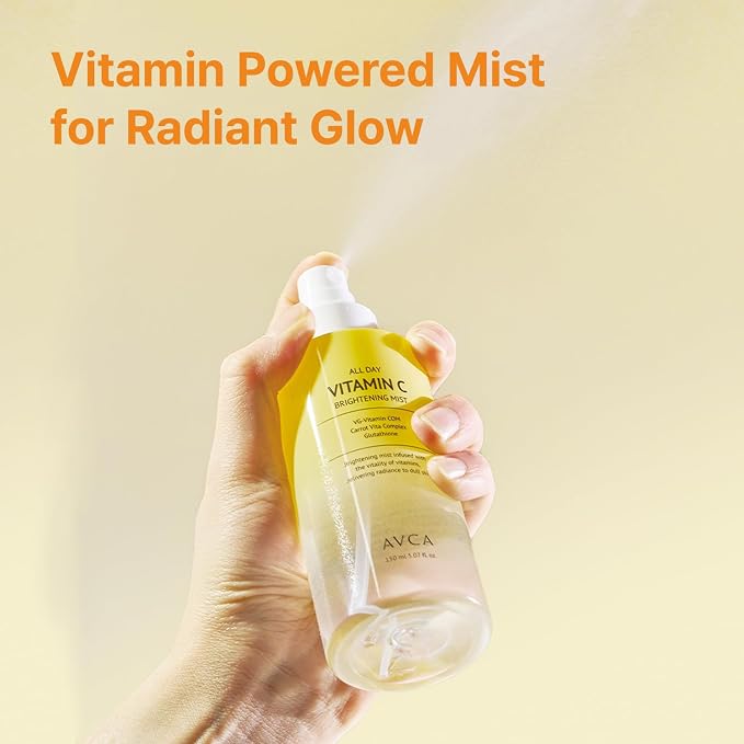 AVCA All Day Vitamin C Brightening Face Mist – Hydrating & Revitalizing Facial - Image 2
